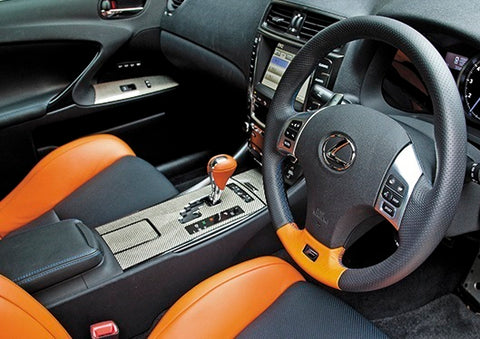 Genuine Lexus Japan 2008-2014 IS-F CCSR Style Orange Steering Wheel Kit