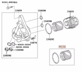 Genuine Lexus Japan 2011-2020 CT 200h Oil Filter Element Kit