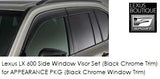 Genuine Lexus Japan 2022-2025 LX Premium Side Window Visor Set