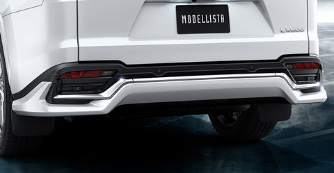 Genuine Lexus Japan 2022-2025 LX Factory Painted Rear Skirts with Chrome Garnish