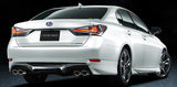 Genuine Lexus Japan 2016-2020 GS Side Skirt Kit with Chrome Garnish (UNPAINTED)
