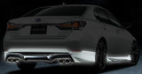 Genuine Lexus Japan 2016-2020 GS Side Skirt Kit with Chrome Garnish (UNPAINTED)