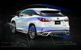 TRD JAPAN 2016-2019 Lexus RX Rear Diffuser Kit and Dual Exhaust System (UNPAINTED)