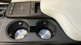 Genuine Lexus Japan 2021-2025 IS Aluminum Cup Holder Plate Set