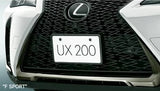 Genuine Lexus Japan 2019-2024 UX Factory Painted JDM License Plate Frames Set with License Plate Lock Bolt Set