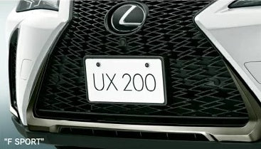 Genuine Lexus Japan 2019-2024 UX Factory Painted JDM License Plate Frames Set with License Plate Lock Bolt Set