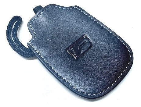 Genuine Lexus F-Sport Black Leather Smart Access Key Glove (Black Loop / Silver Stitching)