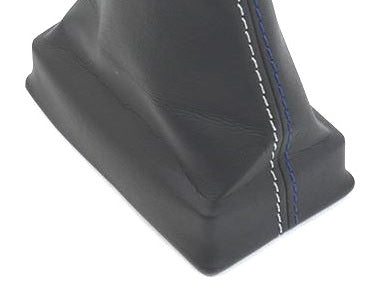 BLACK STITCH LEATHER SHIFT & E BRAKE BOOTS FOR BMW E36 E46 91-05 TRI STITCH - Foto 8