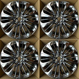Genuine Lexus Japan 2018-2025 Lexus LS 500/500h 20inch Vapor Chrome finish Premium Aluminum Wheel Set (Set of 4)