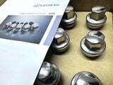 Genuine Lexus Japan 2026-2027 IS Wheel Hub Bolts with Lexus Logo Including Wheel Locks Set