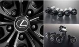 Genuine Lexus Japan 2023-2024 RC Wheel Hub Bolts with Lexus Logo Including Wheel Locks Set