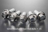 Genuine Lexus Japan 2026-2027 IS Wheel Hub Bolts with Lexus Logo Including Wheel Locks Set