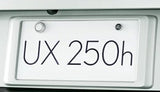 Genuine Lexus Japan 2019-2024 UX Factory Painted JDM License Plate Frames Set with License Plate Lock Bolt Set