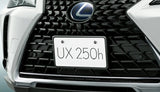 Genuine Lexus Japan 2019-2024 UX Factory Painted JDM License Plate Frames Set with License Plate Lock Bolt Set