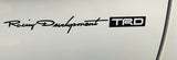 TRD JAPAN Graphic Sticker Decal (Black)
