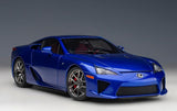 Lexus LFA 1/18 Scale Diecast Model Car (Blue)