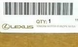 Genuine Lexus 2010-2014 IS-C Textile Carpet Floor Mat Set for RHD