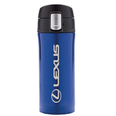 Lexus Easy Lock Stainless Steel Vacuum Mug (Blue)