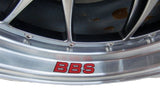 Genuine BBS Japan Wheel Rims Graphic Sticker Decal Set (Set of 4)