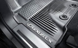 Genuine Lexus 2022-2026 LX All-Weather Rubber Floor Mats - LHD