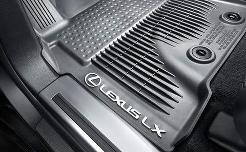 Genuine Lexus 2022-2026 LX All-Weather Rubber Floor Mats - LHD
