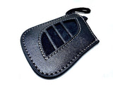 Genuine Lexus Black Leather Smart Access Key Glove (Black Loop / Gold Stitching)