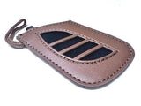 Genuine Lexus Brown Leather Smart Access Key Glove (Brown Loop / Brown Stitching)