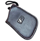Genuine Lexus F-Sport Black Leather Smart Access Key Glove (Black Loop / Red Stitching)