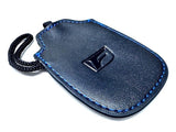 Genuine Lexus F-Sport Black Leather Smart Access Key Glove (Black Loop / Blue Stitching)
