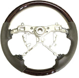 Genuine Lexus Japan 2007-2012 LS 460/600h Orchid Brown Leather and Real Wood Steering Wheel