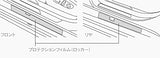 Genuine Lexus Japan 2018-2025 LS Door Locker Protection Films (Set of 4)