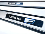 Genuine Lexus Japan 2022-2024 RC-F Front Scuff Plate Set with "LEXUS F" Logo