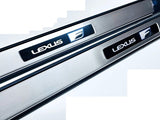 Genuine Lexus Japan 2022-2024 RC-F Front Scuff Plate Set with "LEXUS F" Logo