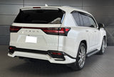 Genuine Lexus Japan 2022-2025 LX Factory Painted Rear Skirts with Chrome Garnish