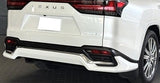 Genuine Lexus Japan 2022-2025 LX Factory Painted Rear Skirts with Chrome Garnish