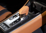 Genuine Lexus Japan 2024-2025 LBX Ocher Brown Leather Shift Knob