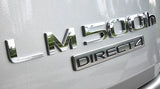 Genuine Lexus Japan 2024-2025 LM 500h Chrome Back Door Name Plate Emblem with DIRECT4 Badge