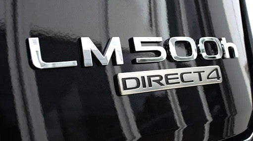 Genuine Lexus Japan 2024-2025 LM 500h Chrome Back Door Name Plate