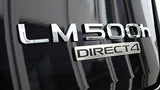 Genuine Lexus Japan 2024-2025 LM 500h Chrome Back Door Name Plate Emblem with DIRECT4 Badge