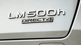 Genuine Lexus Japan 2024-2025 LM 500h Chrome Back Door Name Plate Emblem with DIRECT4 Badge