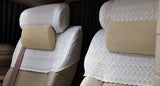 Genuine Lexus Japan 2024-2025 LM Premium Embroidered Lace Half Seat Cover Set for Second-Row Seats