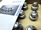 Genuine Lexus Japan 2021-2025 IS Wheel Hub Bolts with Lexus Logo Including Wheel Locks Set