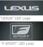 Genuine Lexus Japan 2018-2024 LS LED Door Courtesy Projection Lamp Unit Set (SET OF 4)