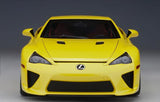 Lexus LFA 1/18 Scale Diecast Model Car (Yellow)