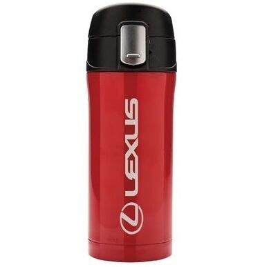 Lexus Easy Lock Stainless Steel Vacuum Mug (Red)