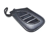 Genuine Lexus F-Sport Black Leather Smart Access Key Glove (Black Loop / Black Stitching)