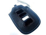 Genuine Lexus F-Sport Performance Black Leather Smart Access Key Glove (Silver Loop / Silver Stitching)