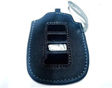 Genuine Lexus F-Sport Performance Black Leather Smart Access Key Glove (Silver Loop / Silver Stitching)
