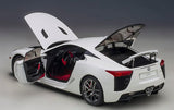 Lexus LFA 1/18 Scale Diecast Model Car (White)