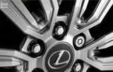 Genuine Lexus Japan 2022-2024 LX Premium Wheel Locks Set (Silver)
